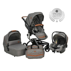 Bebe Stars Πολυκαρότσι Torro 3σε1 Grey 360T-188