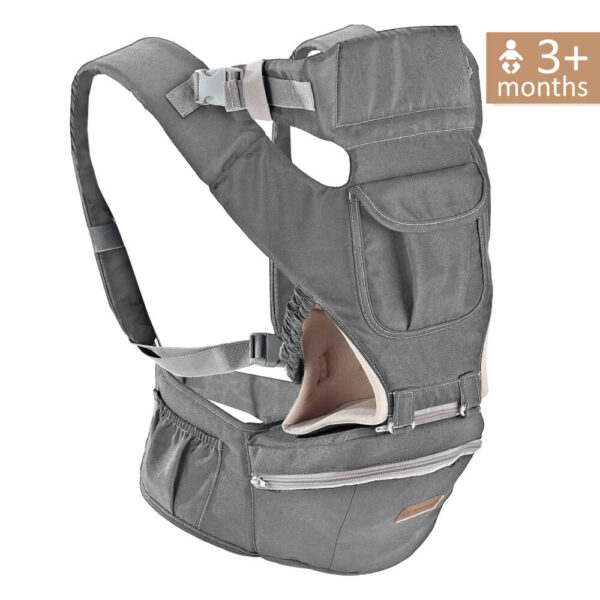 Bebe Stars Μάρσιπος Carry & Go Dark Grey 222-186