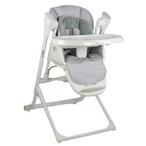 Bebe Stars ΚΑΡΕΚΛΑΚΙ ΦΑΓΗΤΟΥ ΗΛΕΚΤΡΙΚΗ KOYNIA COMBI GREY 873-186