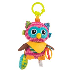 Κρεμαστό Παιχνίδι Λούτρινο Owl Olivia Bali Bazoo Pink 80157