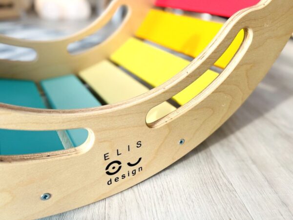 Elis Design Montessori Ξύλινη Κούνια 6 σε 1 Smile Rainbow - Image 11