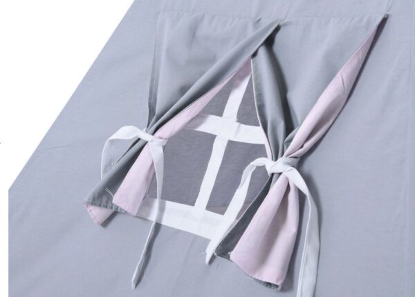 Elis Design Παιδική Σκηνή Σετ με Μαξιλάρια Gray Pink - Image 3