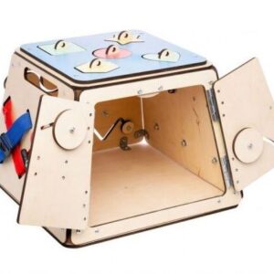 Elis Design Lock Box Montessori Κύβος Δραστηριοτήτων