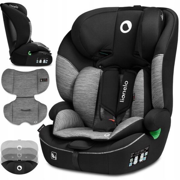 Lionelo Levi i-size Κάθισμα Αυτοκινήτου 9-36kg Sporty Black - Image 2