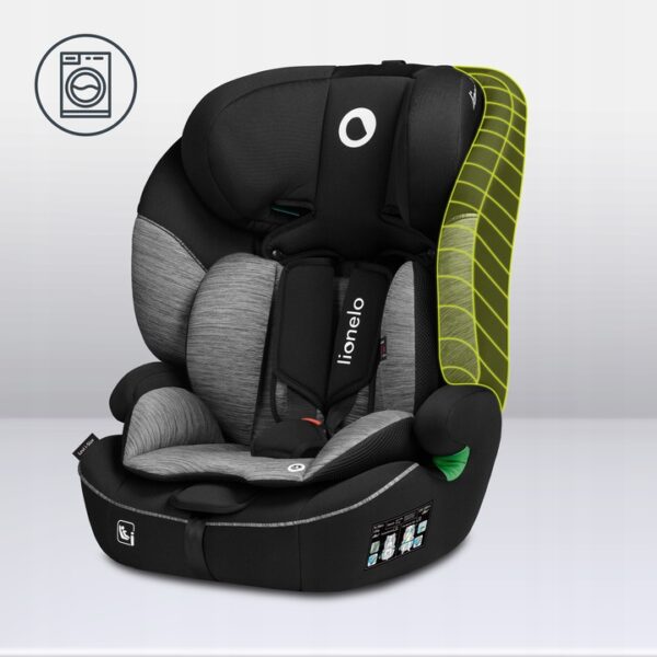 Lionelo Levi i-size Κάθισμα Αυτοκινήτου 9-36kg Black & Gray - Image 10