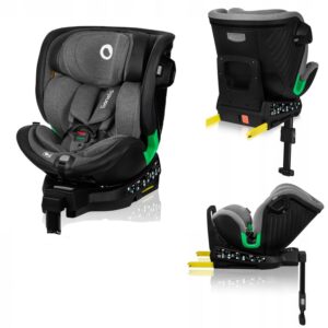 Lionelo Harmony i-Size κάθισμα αυτοκινήτου 40-150 cm isofix Gray Graphite Leather