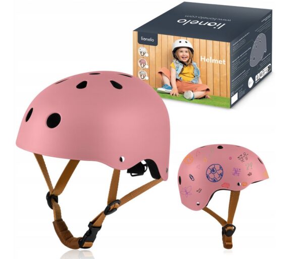 Lionelo “Helmet” Παιδικό Κράνος Ποδηλασίας 50-56cm Pink Rose