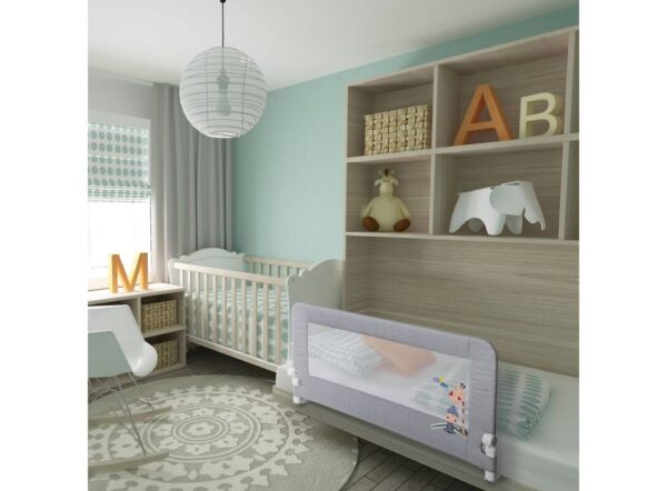 Interbaby Giraffe Προστατευτικό Κρεβατιού 70x150cm Grey - Image 3