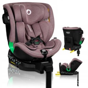 Lionelo Harmony i-Size κάθισμα αυτοκινήτου 40-150 cm isofix Pink Mauve Bamboo