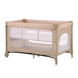 Lionelo Jasmin Easy Fold Παρκοκρέβατο 2 Επιπέδων Beige Sand