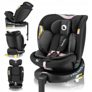 Lionelo Navy i-Size κάθισμα αυτοκινήτου 40-150 cm isofix Black Pink