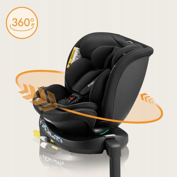 Lionelo Navy i-Size κάθισμα αυτοκινήτου 40-150 cm isofix Black Tirquase - Image 5