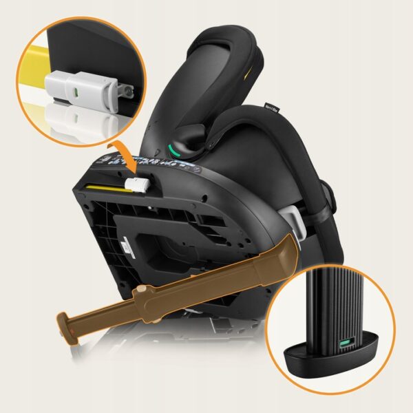 Lionelo Navy i-Size κάθισμα αυτοκινήτου 40-150 cm isofix Black Tirquase - Image 6